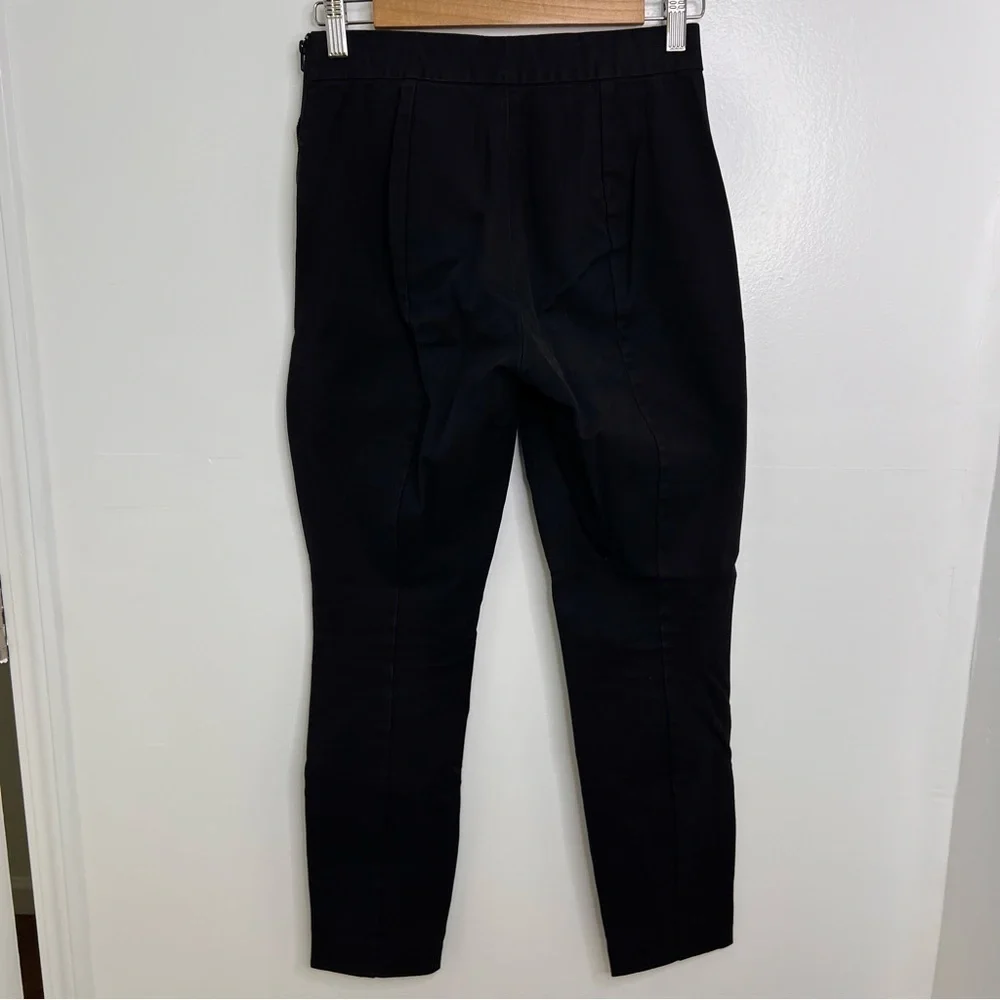 EVERLANE The Side Zip Cotton Stretch Black Pants - Picture 6 of 6